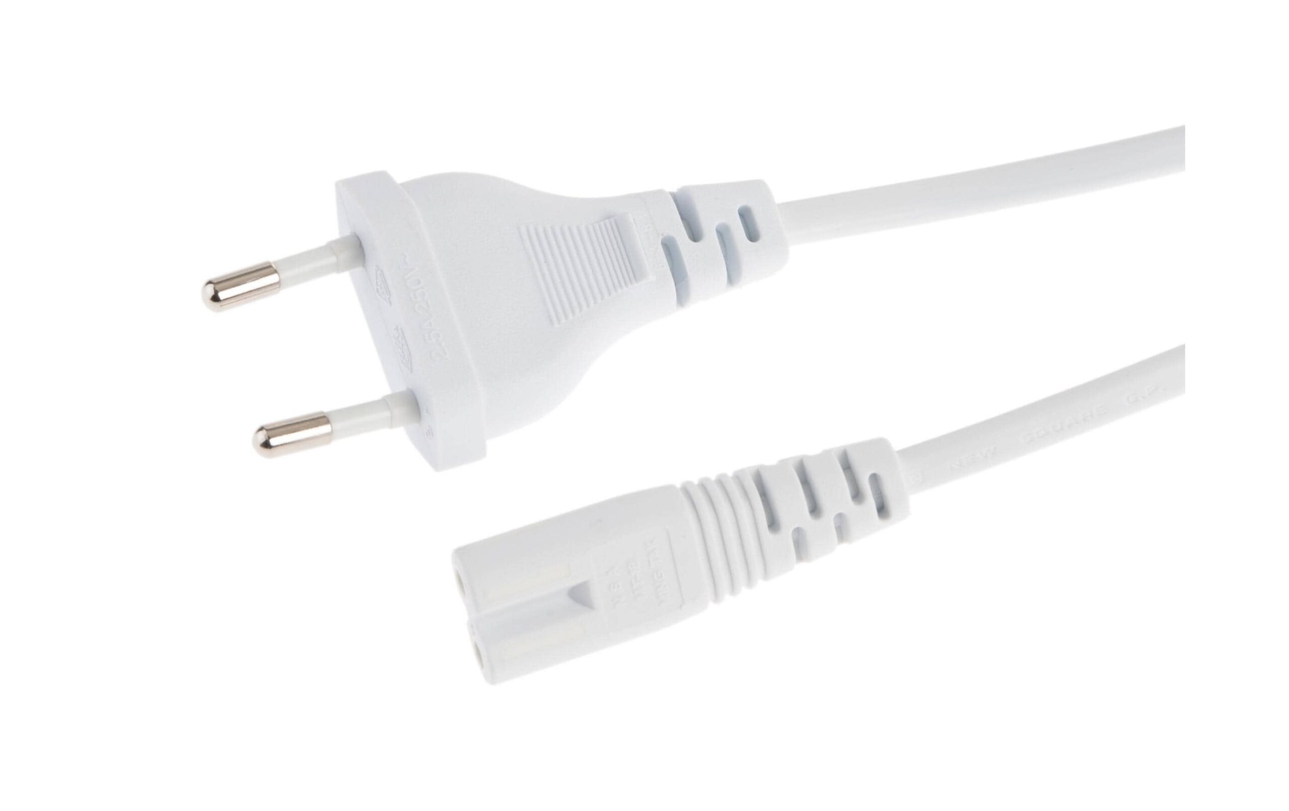 499885 - Mediatech Niwotron Netzkabel Euro T26 - C7, 10 m weiss T26 gerade, C7 gerade kaufen | Mediatech.ch