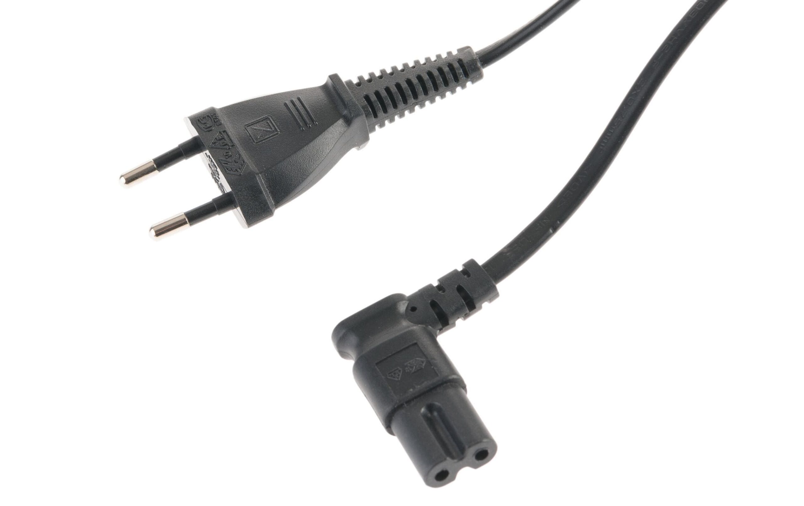 499886 - Mediatech Niwotron Netzkabel Euro T26 - C7, 1.5 m schwarz T26 gerade, C7 geweinkelt kaufen | Mediatech.ch