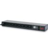 515139 - Mediatech APC Steckdosenleiste PDU AP7920B, Switched 8xC13, 19 1HE, 10A, LAN, IN: IEC320 C14,