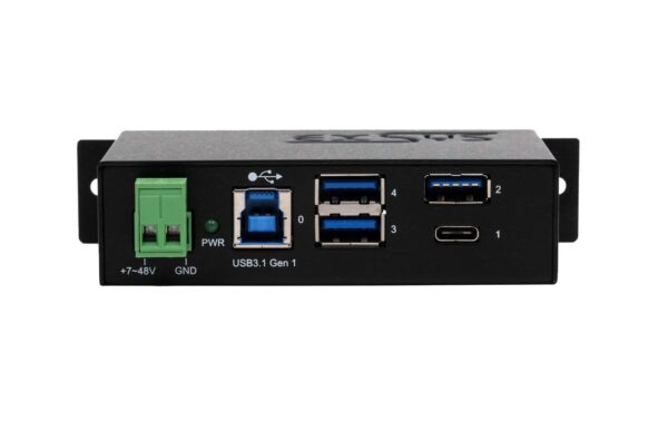 525418_3 - Mediatech EXSYS EX-1194HMS, 4x USB 3.0 / 3.1 HUB mit 7 Ports, CDP + DCP Modus, 7 - 48V