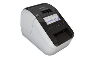 Brother P-touch QL-820NWB, WLAN, USB, LAN, 176mm/Sek, 12mm - 62 mm Breite, Rot,