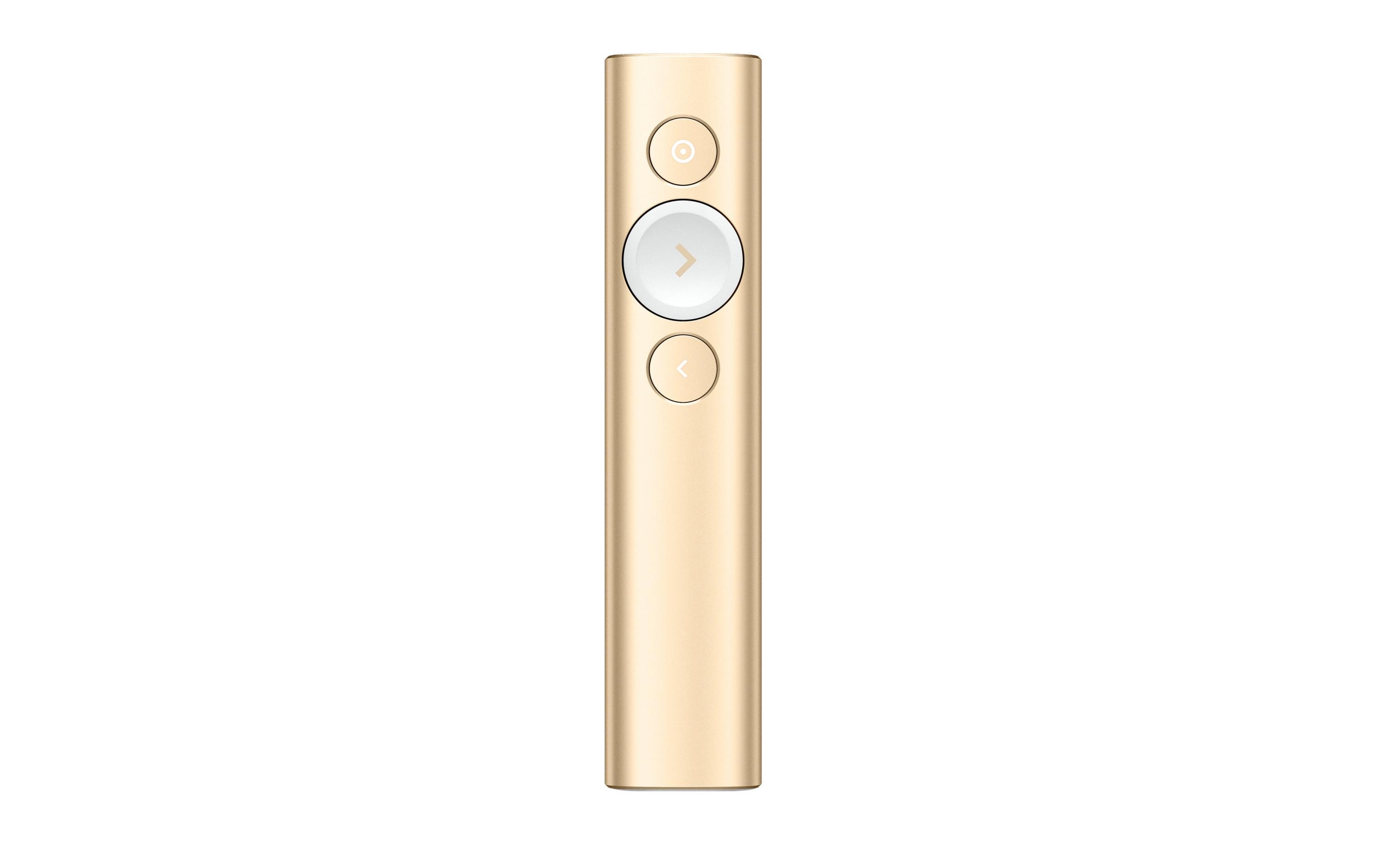 539470 - Mediatech Logitech Spotlight Presentation Remote gold