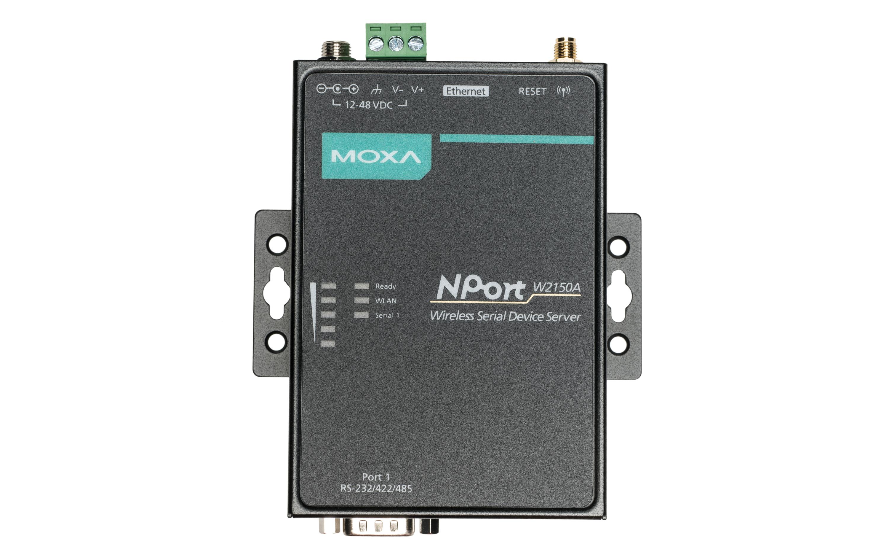539642 - Mediatech MOXA NPort W2150A, Wireless-Geräteserver RS-232/422/485, IEEE 802.11a/b/g kaufen Schweiz | Mediatech.ch