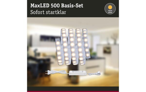 Paulmann LED Stripes MaxLED 500 1.5m Start 10W, WW 2700K, 825lm, max. 3m