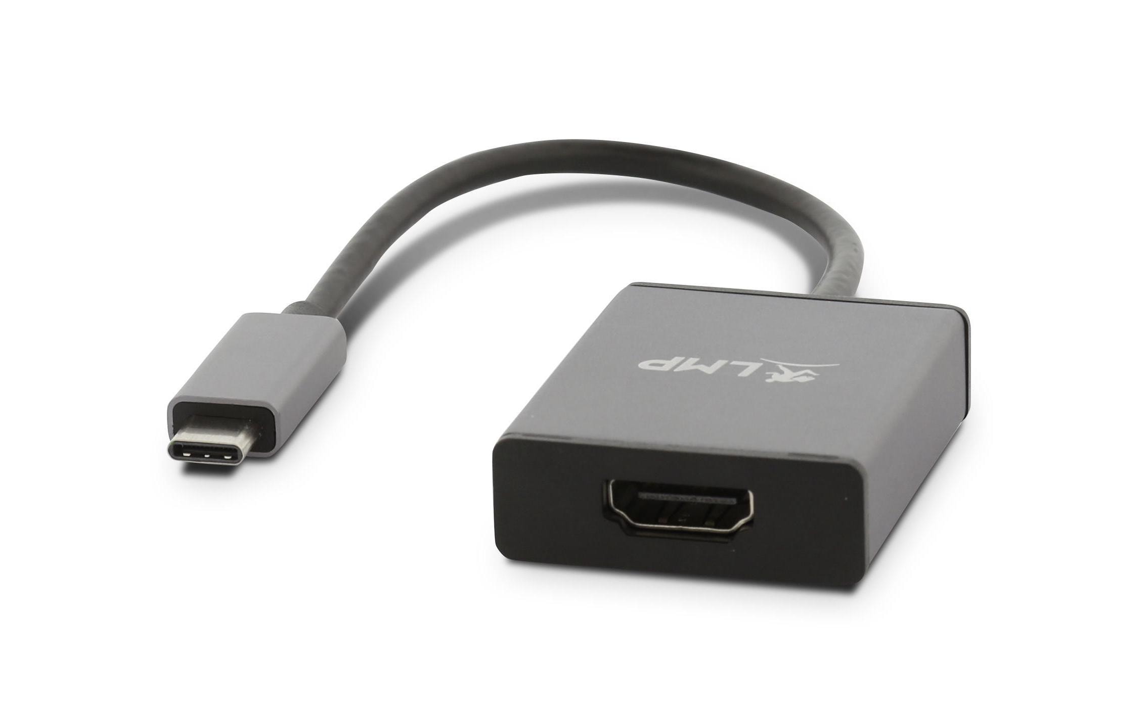 551372 - Mediatech LMP USB-C 3.1 zu HDMI 2.0 Adapter Aluminium Gehäuse, spacegrau kaufen Schweiz | Mediatech.ch