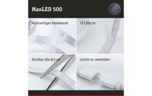 Paulmann LED Stripes MaxLED RGBW 3m Start 36W, RGB+2700K, 1290lm, max. 5m