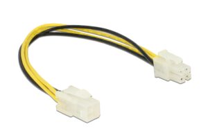 P4 4Pin Stecker auf 4Pin Buchse Kabel, 30cm Verlängerungskabel