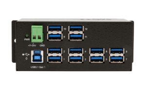 562412_2 - Mediatech EXSYS EX-1112HMS, 12xUSB 3.0/3.1 MetallHUB mit 15KV ESD Überspannungs-Schutz