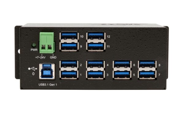 562412_2 - Mediatech EXSYS EX-1112HMS, 12xUSB 3.0/3.1 MetallHUB mit 15KV ESD Überspannungs-Schutz