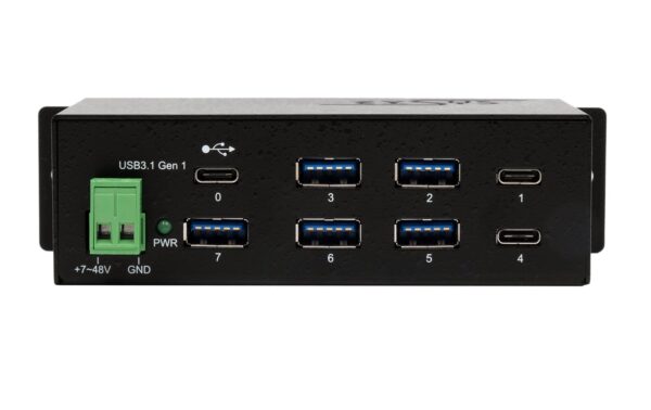 562414_3 - Mediatech EXSYS EX-1196HMS, 7xUSB 3.0/3.1 MetallHUB mit C-Upload, 15KV ESD Überspannungs-Schutz