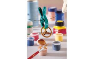 Wolfcraft Microfix Mini-Federzwinge 6 Stk. 1 mit Schlüsselring