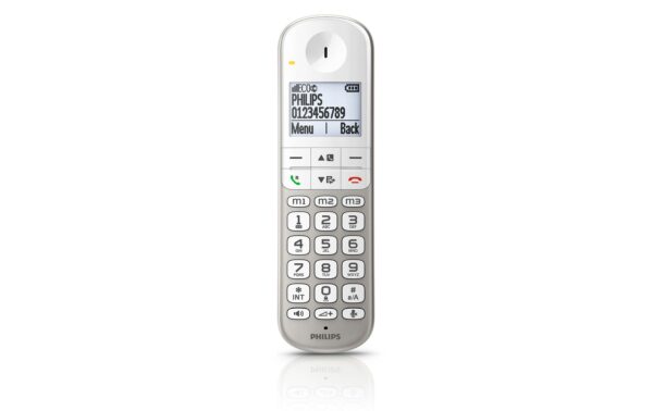 562770_3 - Mediatech Philips XL4901S Silver Grosstasten Telefon