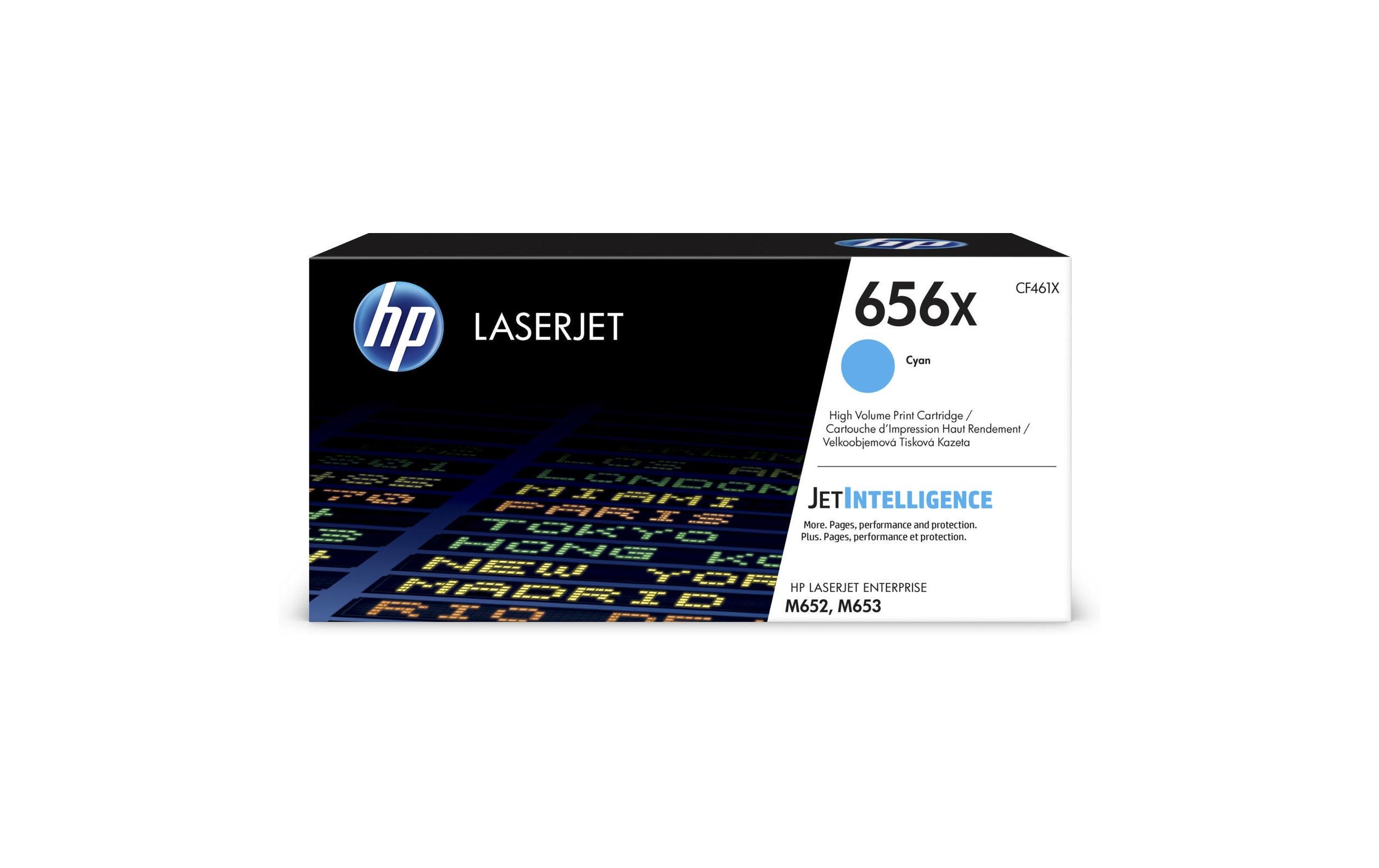 567974 - Mediatech HP Toner 656X - Cyan (CF461X) Seitenkapazität ~ 22'000 Seiten