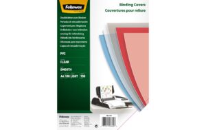 Fellowes Deckblatt Transparent, 150 Micron 100 Stk., A4, recylteltem PVC