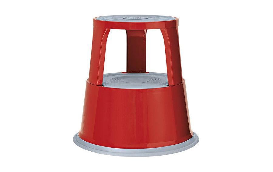 575003 - Mediatech WEDO Rollhocker Metall rot robuste Metallausführung kaufen Schweiz | Mediatech.ch