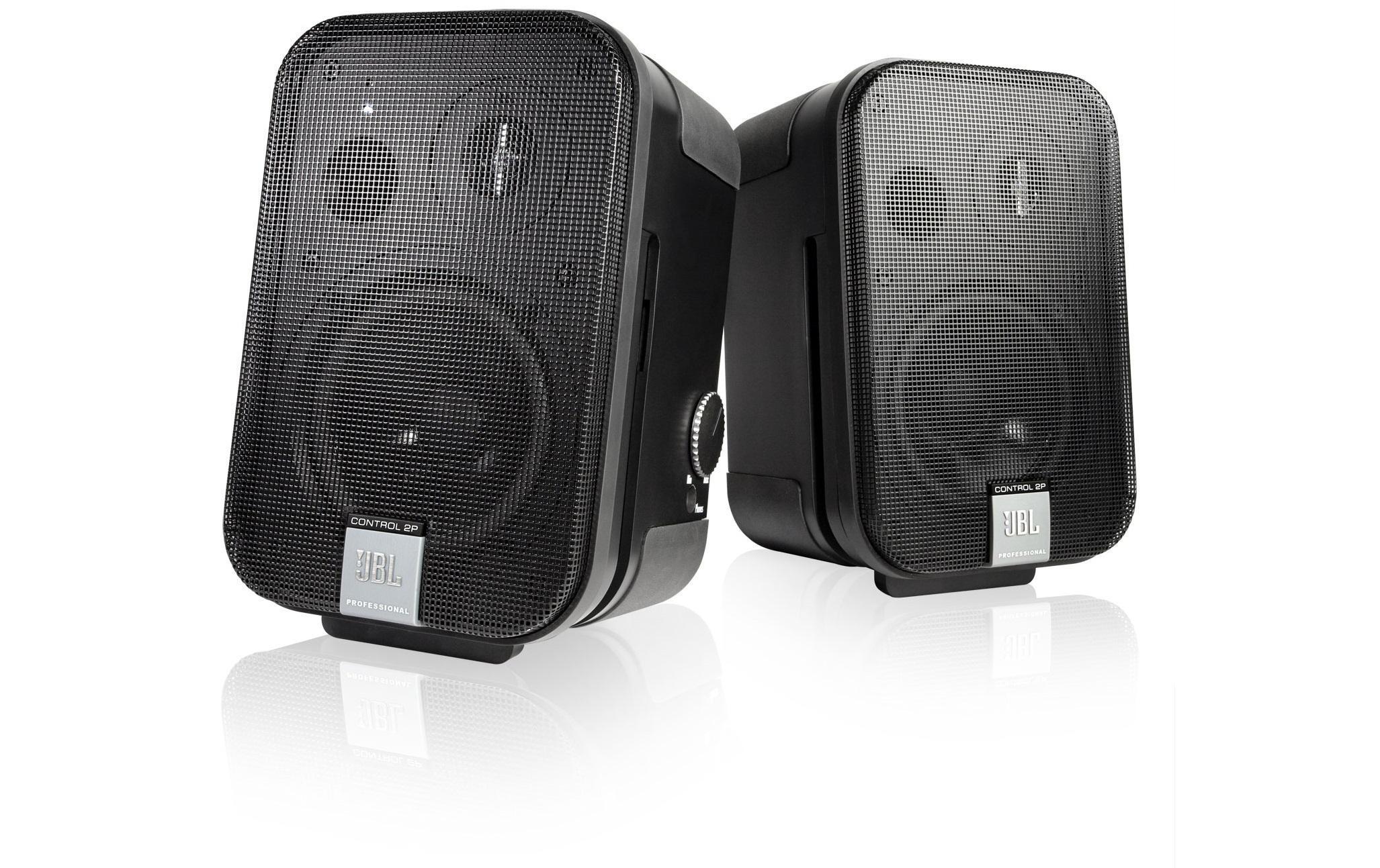 590199 - Mediatech JBL Professional JBL Control 2 P Stereo Pair Stereo Paar Monitor, aktiv, schwarz kaufen | Mediatech.ch