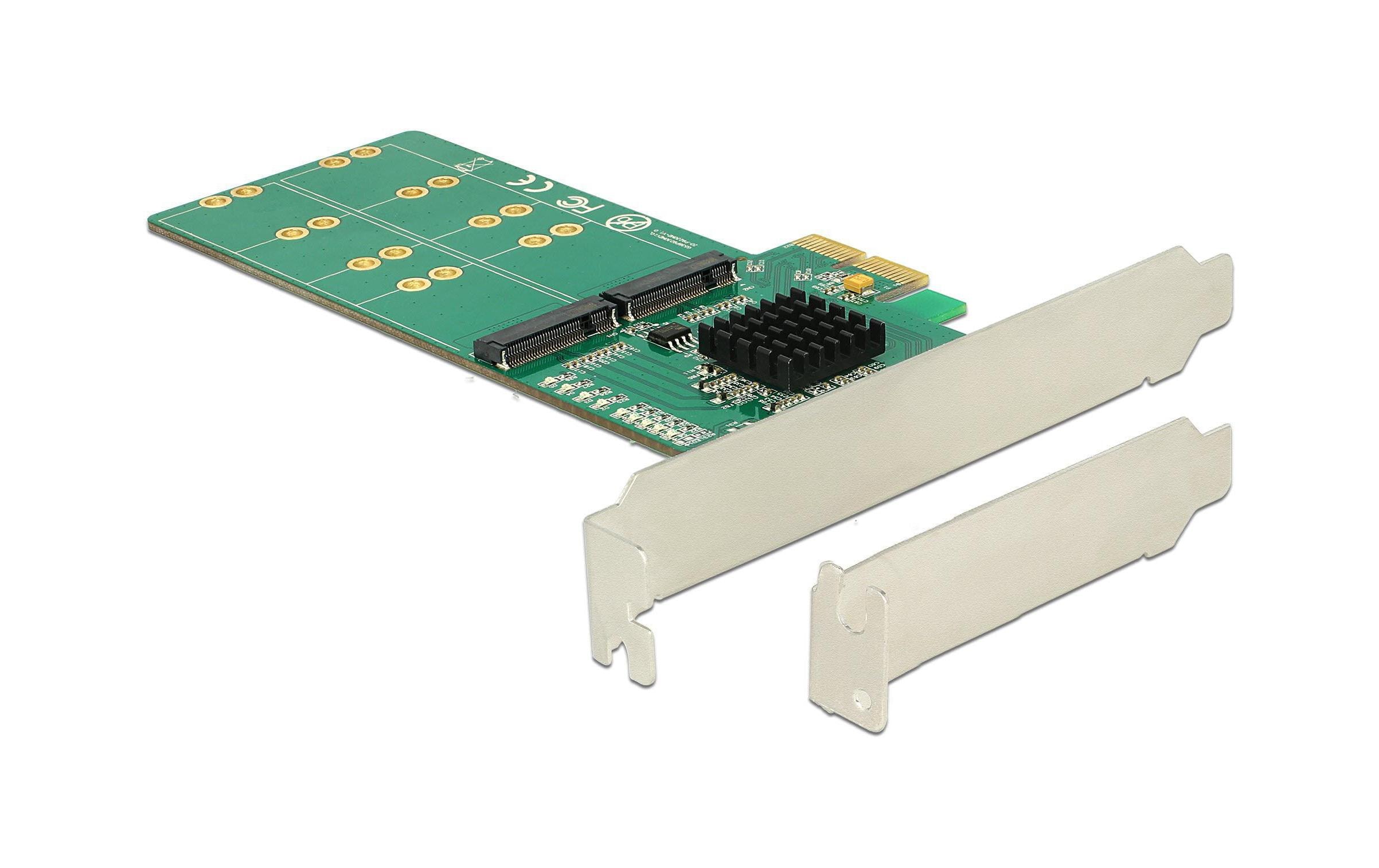 596465 - Mediatech DeLock PCI-Express-x4 SATA Kontroller 4x M.2 SATA basierend, Onboard Kontroller kaufen Schweiz | Mediatech.ch