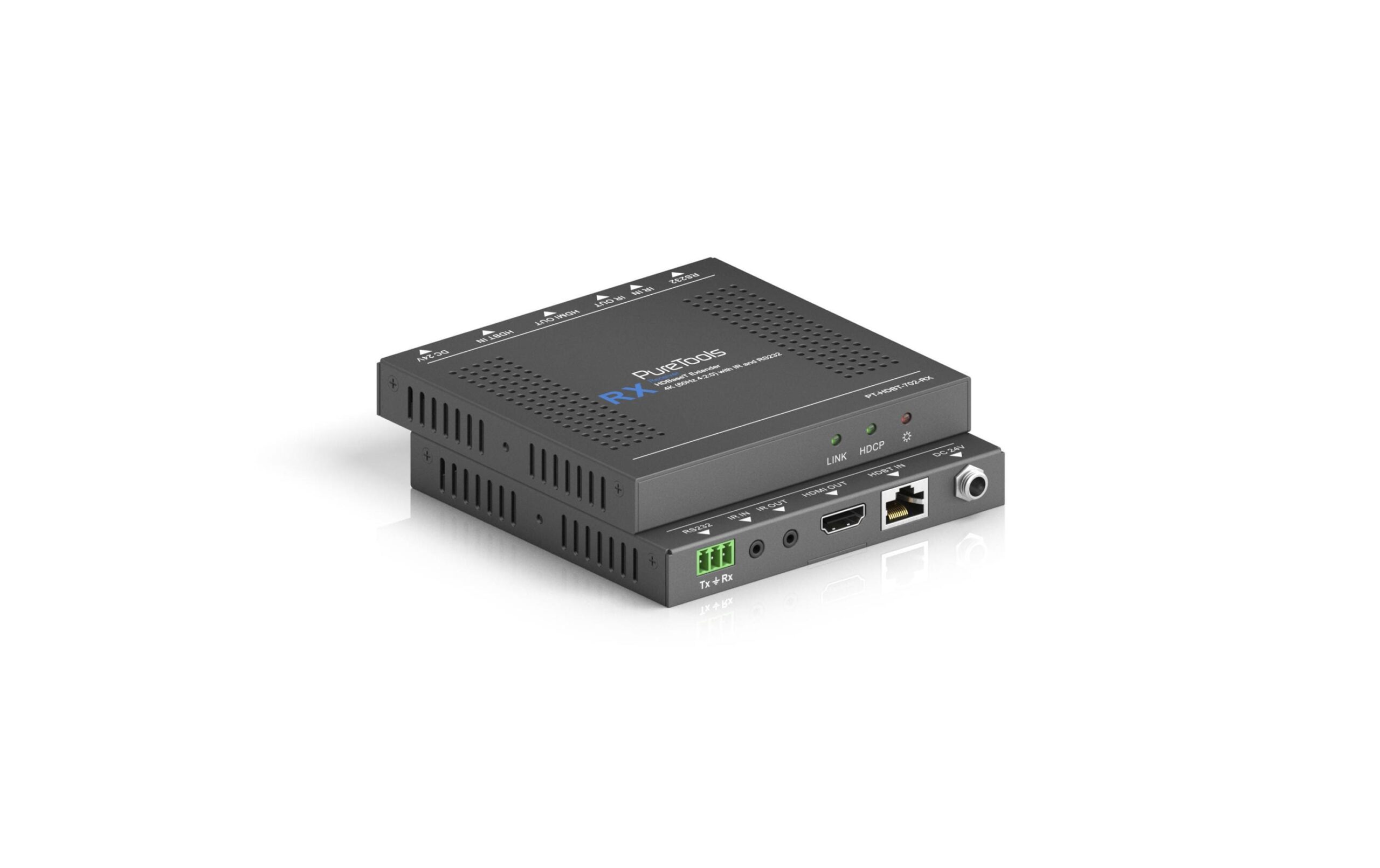 598581 - Mediatech PureTools PT-HDBT-702-RX HDBaseT Receiver, HDMI/RS232/IR, 4K kaufen Schweiz | Mediatech.ch