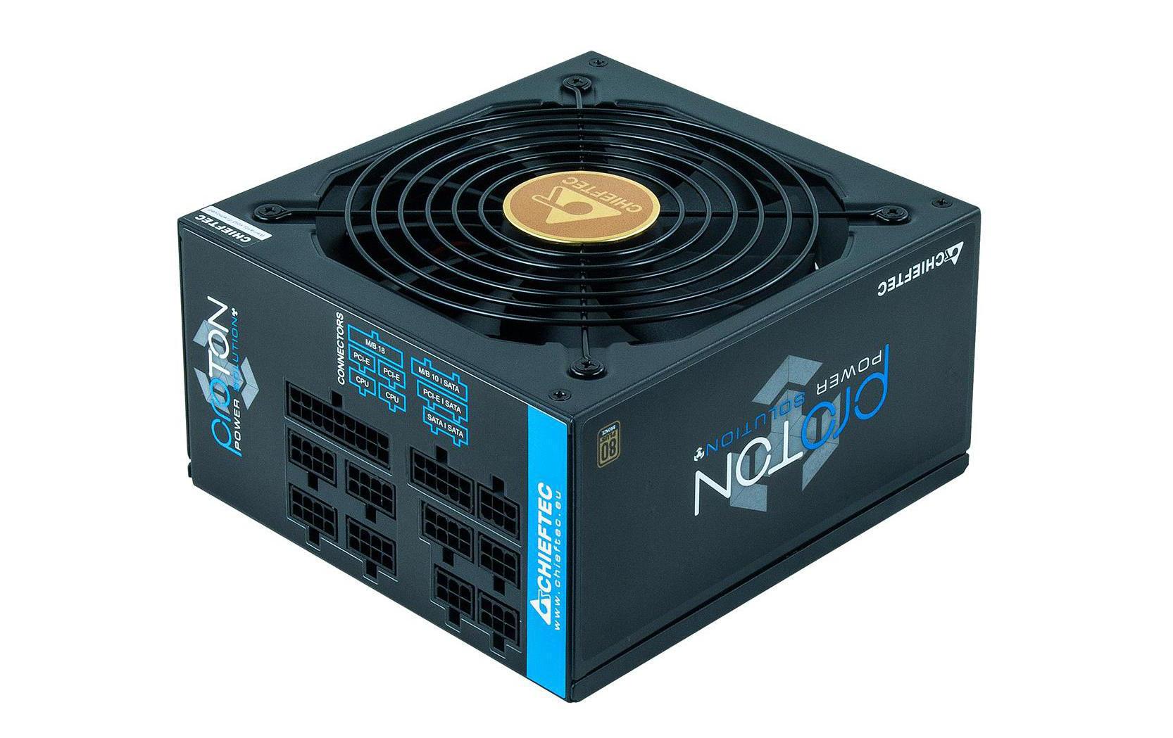 601411 - Mediatech Netzteil Chieftec, BDF-1000C, 1000W,modular 1x14cm Lüfter, aktive PFC, ATX2.3, silent