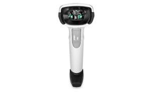 Barcodescanner ZEBRA DS2208-SR weiss, USB, 2D, inkl. Stand