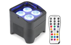 BeamZ BBP94 Uplight Par 4x 10W LED, Akku-Betrieb, Wireless DMX