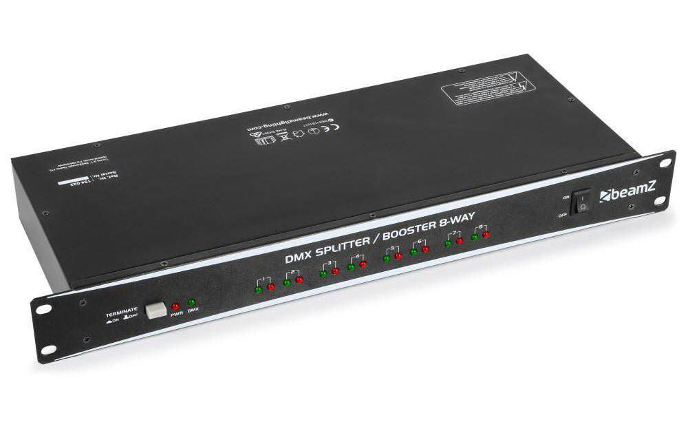 613491 - Mediatech BeamZ DMX Verteiler/Booster 8-Kanal kaufen Schweiz | Mediatech.ch