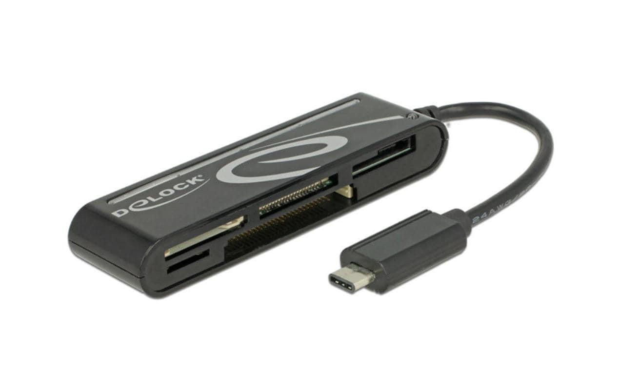 615396 - Mediatech Delock USB 2.0 USB Type-C 5 Slots , schwarz