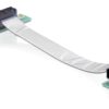 Delock PCI-Express Riserkarte, x1 zu x1 13cm Kabel flexibel,  links gewinkelt