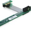 Delock PCI-Express Riserkarte, x1 zu x1 7cm Kabel flexibel