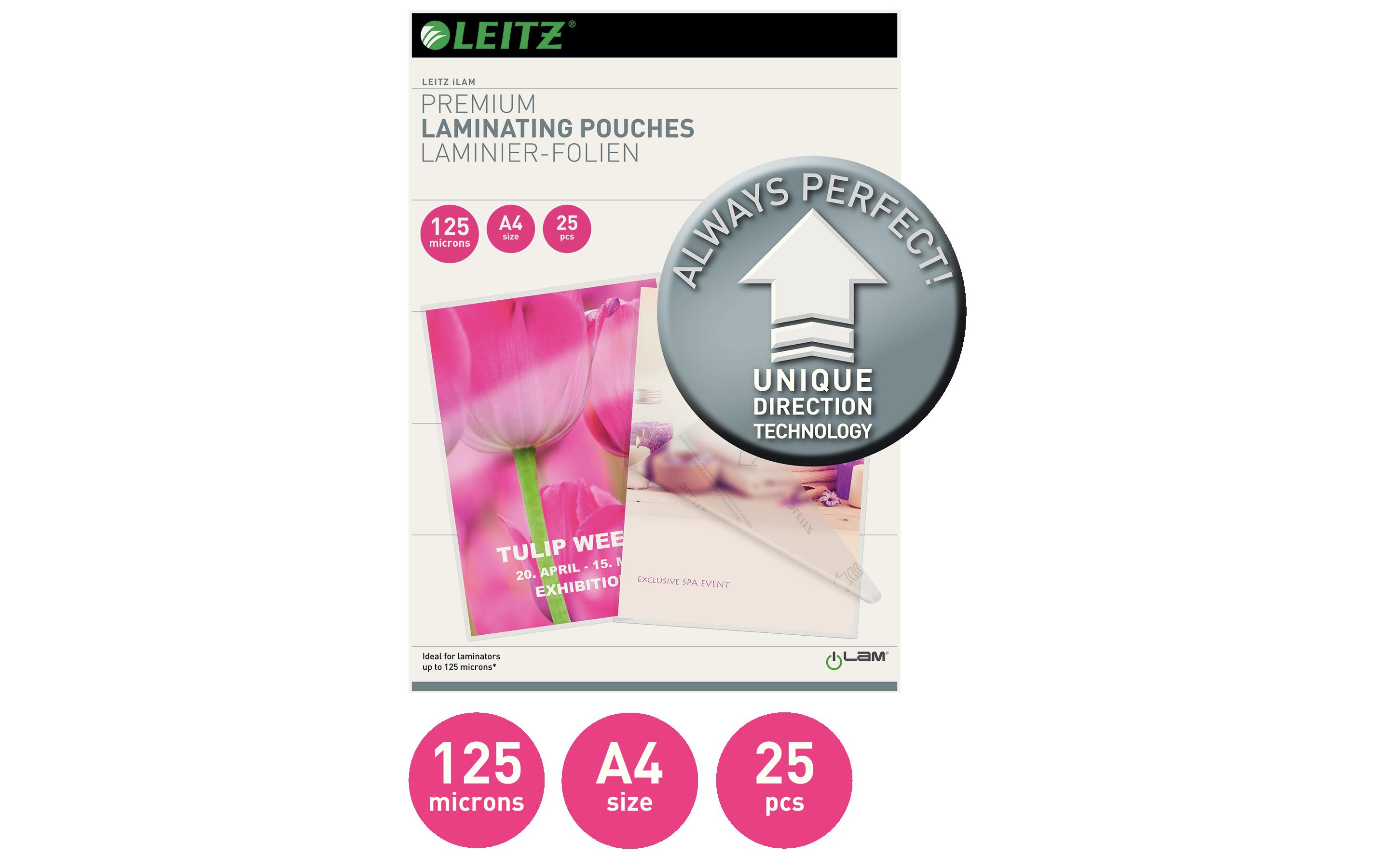 627341_1 - Mediatech Leitz iLAM UDT Heisslaminierfolien A4 125 mic, 25 Stück