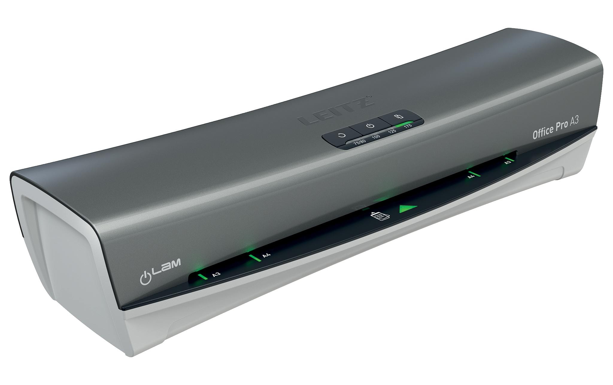 627355_1 - Mediatech Leitz iLAM Office Pro Laminator A3 CH, silber/weiss, bis 175mic