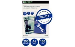 627377_1 - Mediatech Leitz Heisslaminierfolien A4 250 mic, 100 Stück