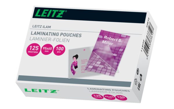 627383_2 - Mediatech Leitz iLAM Heisslaminierfolien 65x95 mm 125 mic, 100 Stück