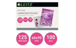 Leitz iLAM Heisslaminierfolien 60x90 mm 125 mic, 100 Stück