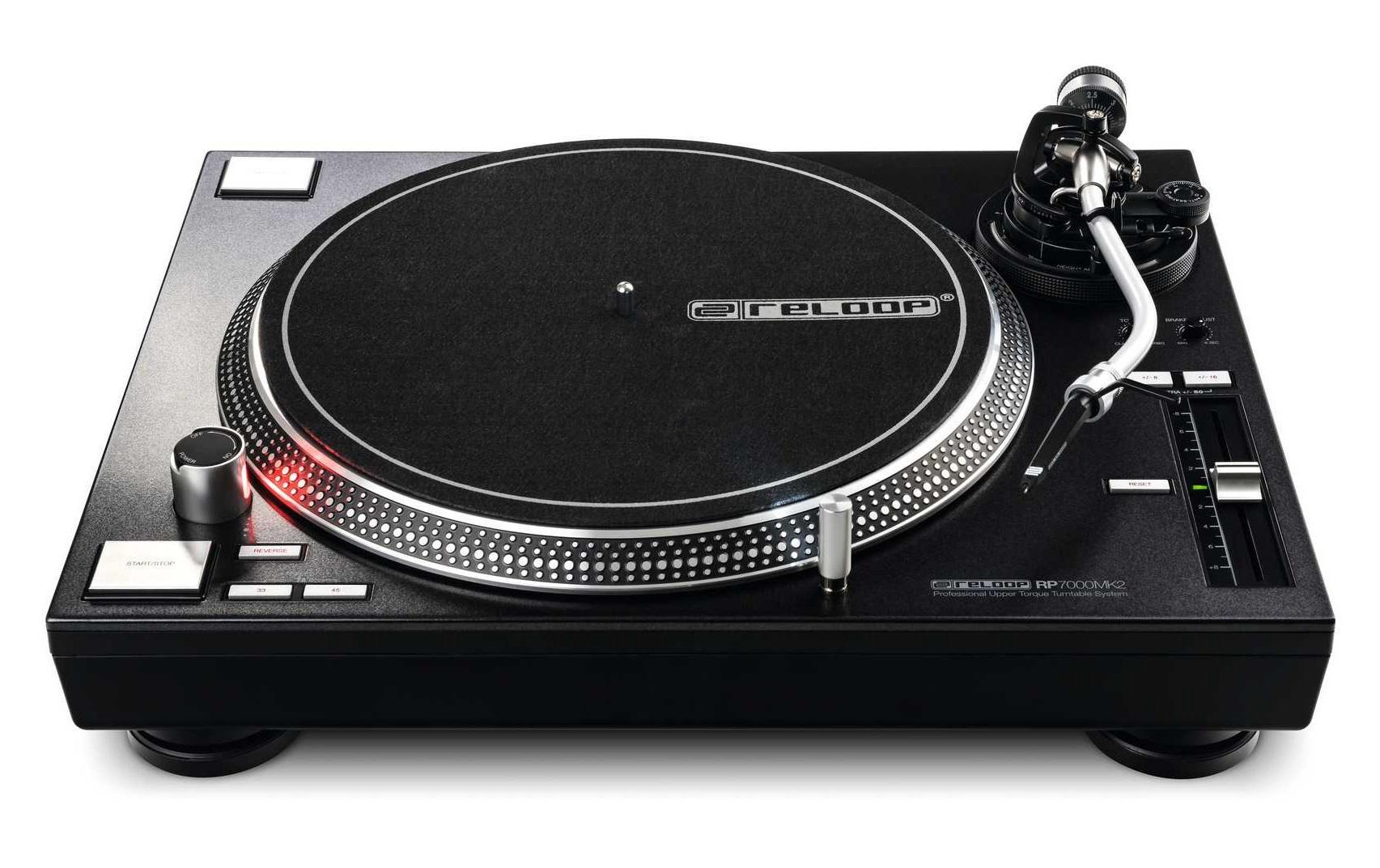 654399 - Mediatech Reloop RP-7000 MKII Black DJ-Turntable mit Direktantrieb, schwarz kaufen Schweiz | Mediatech.ch
