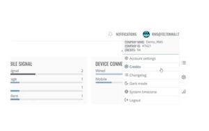 Teltonika RMS: Remote Management System Zentr.Verwaltung 1000x 1 Monat Credits
