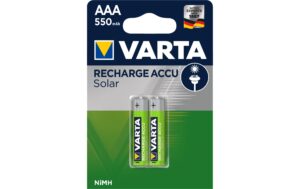 VARTA Akku Solar AAA 550mAh, 2Stk, Blister