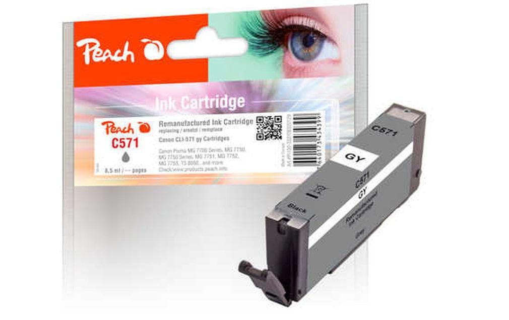664593 - Mediatech Peach Tinte Canon PGI-571 grey zu MG5700, 6800, 7700 Serie, 8.5ml kaufen Schweiz | Mediatech.ch