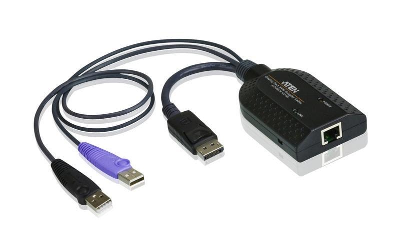 Aten KA7169: DP auf-KVM-Adapterkabel (Kat. 5e/6) mit USB-Steckern, bis 40m kaufen Schweiz | Mediatech.ch