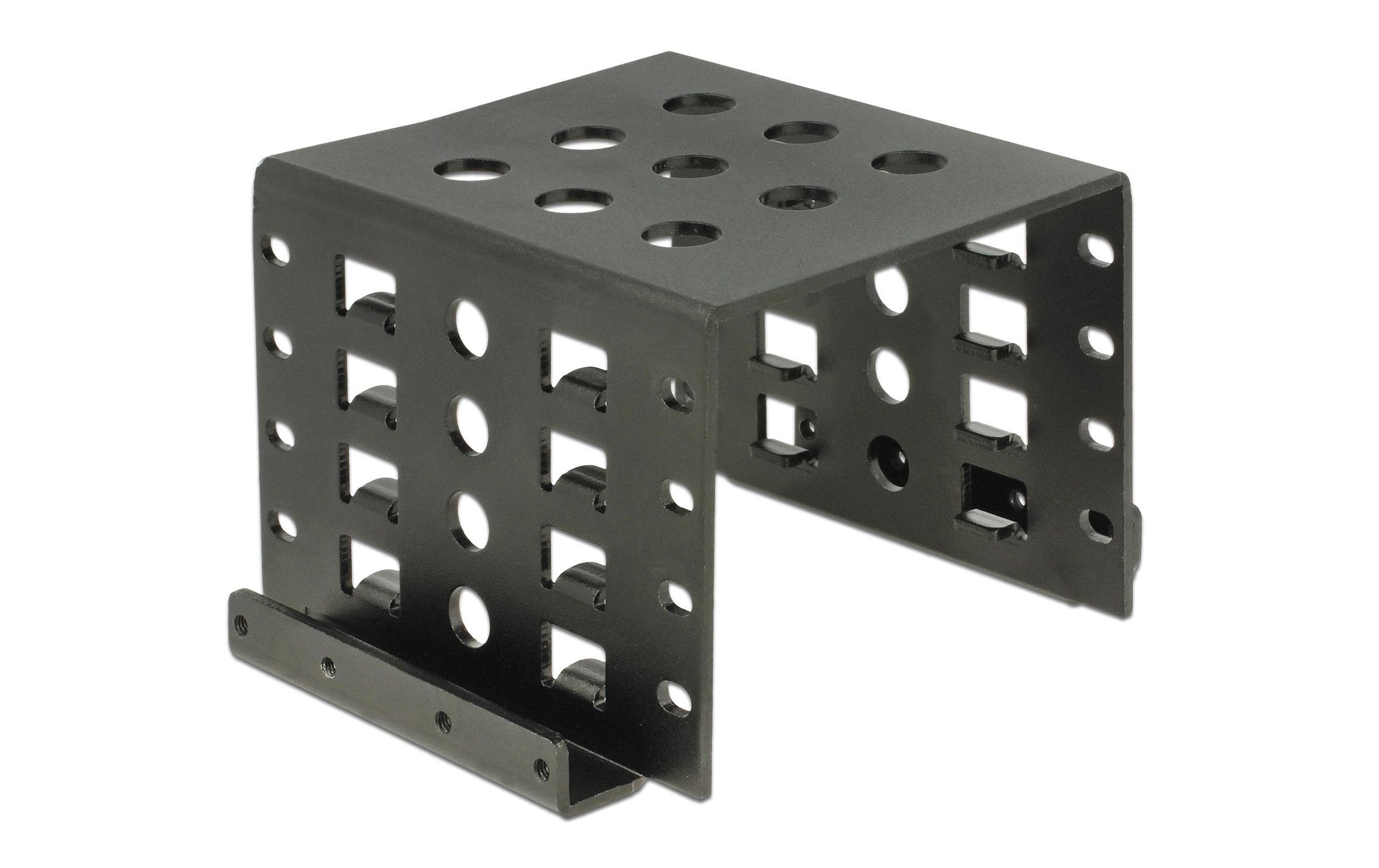 675223 - Mediatech Delock HDD Einbausatz, 4x 2.5 HDD in 3.5 schwarz, für bis 4x 2.5 HDD/SSD kaufen Schweiz | Mediatech.ch