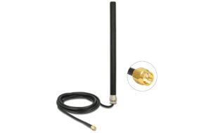 695815 - Mediatech Delock LTE/HSPA/GSM Outdoor Antenne, SMA-Stecker 3Bi Gewinn, schwarz, 3m Kabel, Wandmontage kaufen | Mediatech.ch