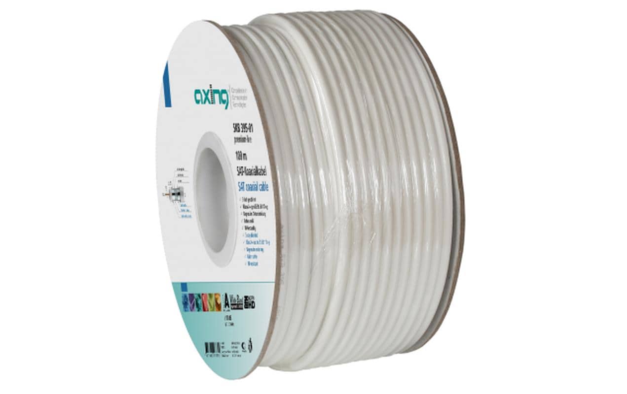 705618 - Mediatech Axing SKB 88-01 Koaxialkabel, geschirmt, 100m, Weiss, Eca kaufen Schweiz | Mediatech.ch