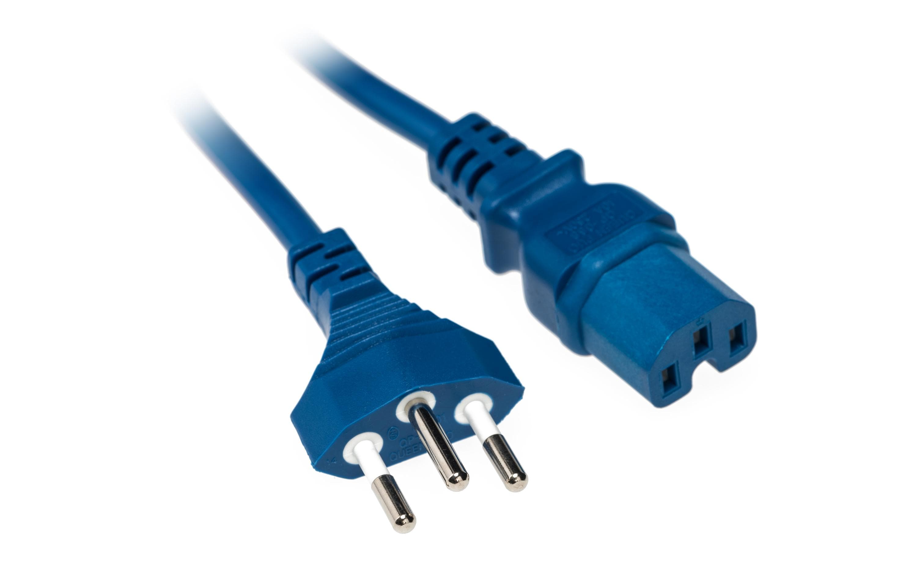 712688 - Mediatech Diggelmann Apparatekabel C15/Typ12, 1m blau, H05VV-F 3G 1.0mm2 kaufen | Mediatech.ch