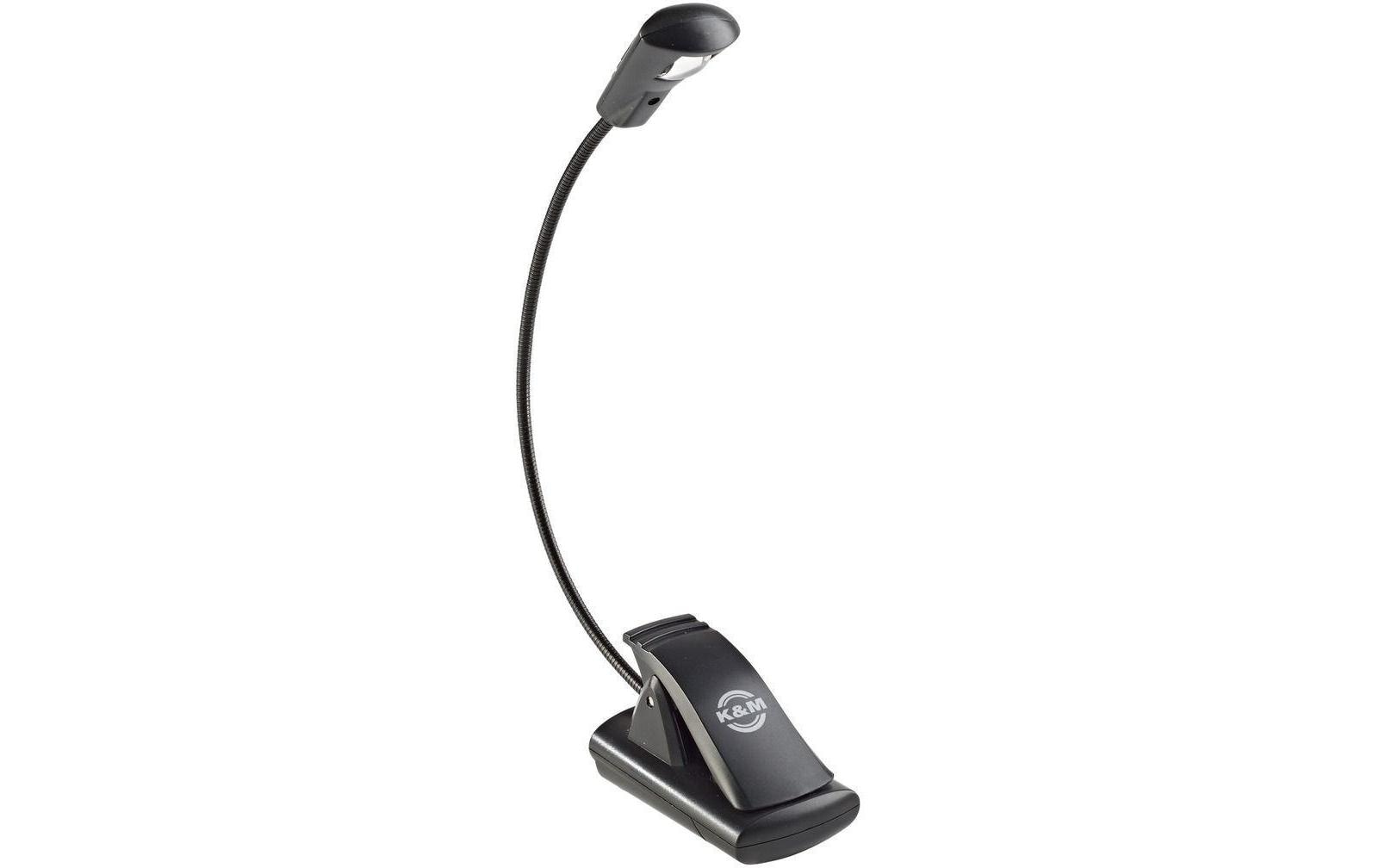 714261 - Mediatech K&M 12241 Notenpultleuchte LED FlexLight schwarz, Batteriebetrieb