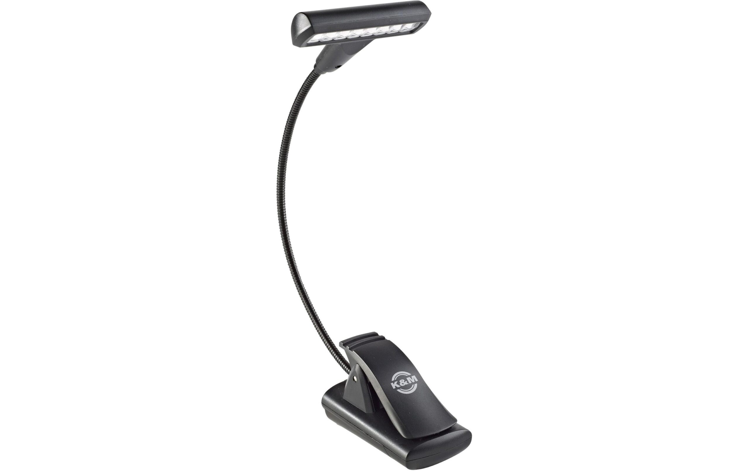 714267 - Mediatech K&M 12247 Notenpultleuchte LED FlexLight schwarz, Netz- oder Batteriebetrieb