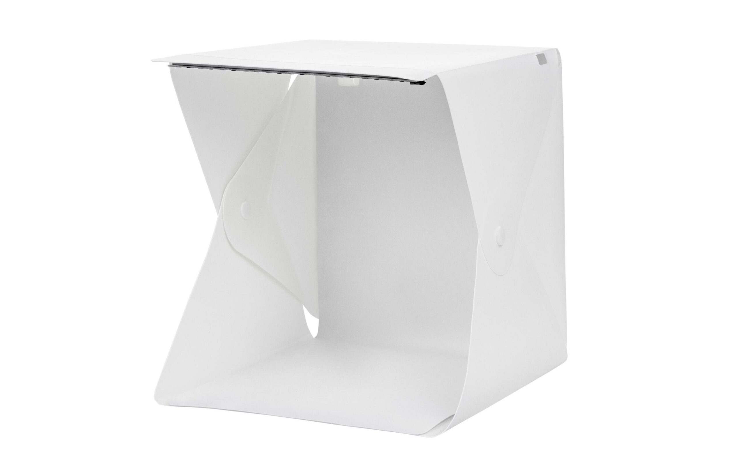 720460 - Mediatech Dörr LED Aufnahmebox faltbar24x24x22 inkl. Hintergründe weiss/schwarz kaufen Schweiz | Mediatech.ch