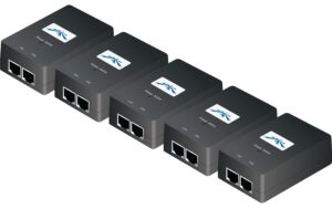 Ubiquiti Passive PoE GE Injector: 24V, 24W für passive PoE Geräte, CH-Kabel, 5-Pack