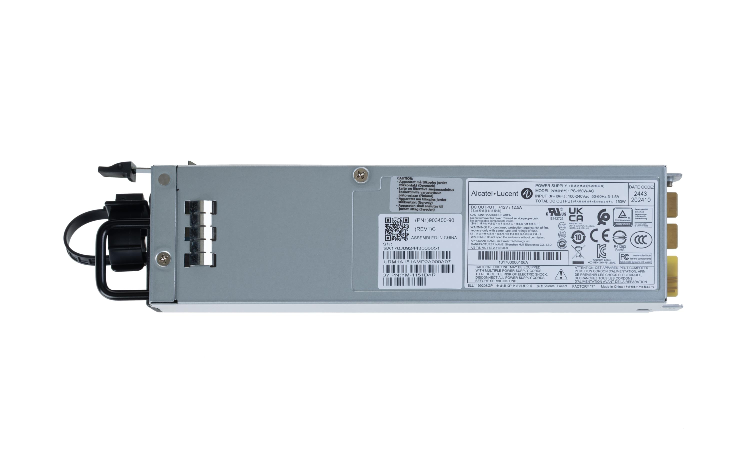 740970_1 - Mediatech Alcatel-Lucent Backup Power Supply PS-150W-AC