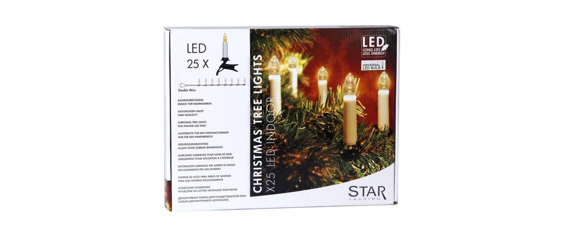 748035 - Mediatech Star Trading LED-Kerze 25er Set indoor Höhe: 11cm, L: 16.8m kaufen Schweiz | Mediatech.ch