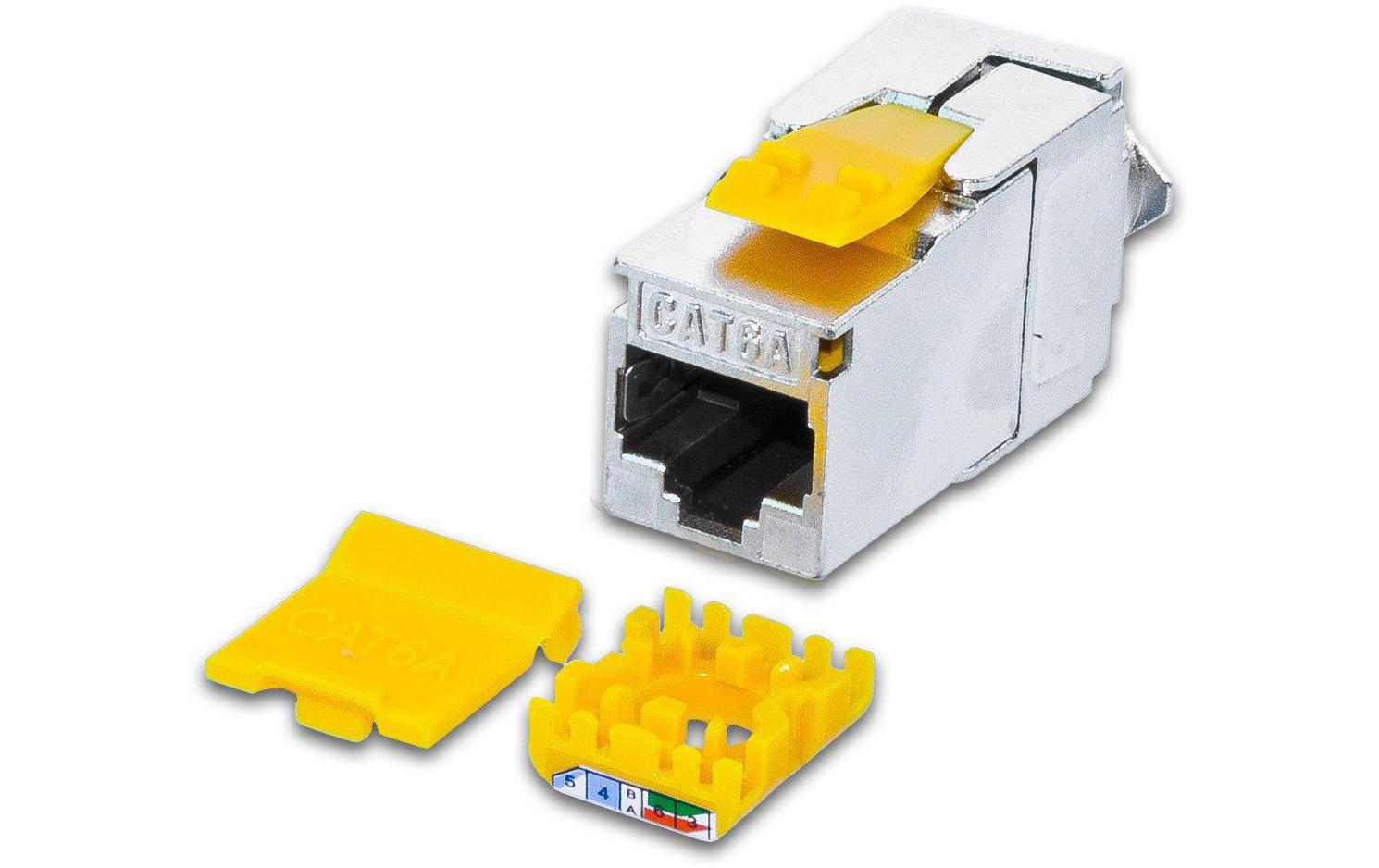753311 - Mediatech Wirewin Keystone Modul, KAT6A STP Slim ISO (ISO/IEC), 10 Gbps, geschirmt, Slim Version kaufen Schweiz | Mediatech.ch